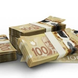 100 CAD Bills