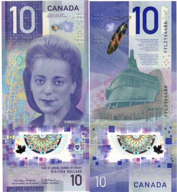CAD 10 Bill