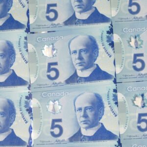 cad 5 dollar bill